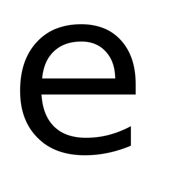 字母E PNG免抠图透明素材 16设计网编号:64351
