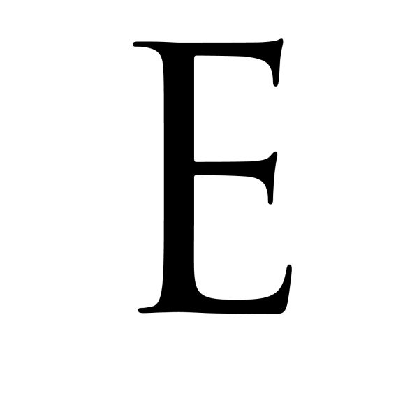 字母E PNG免抠图透明素材 素材中国编号:64357