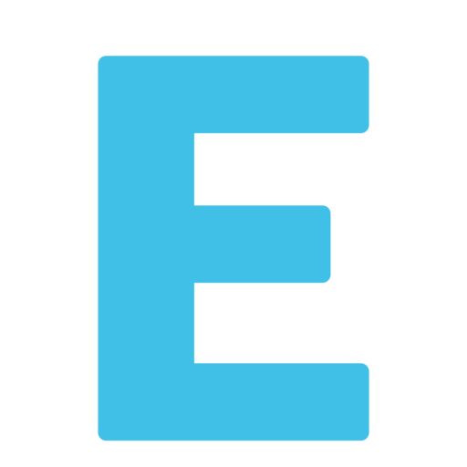 字母E PNG免抠图透明素材 16设计网编号:64365