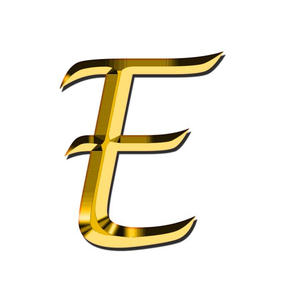 字母E PNG免抠图透明素材 素材天下编号:64369