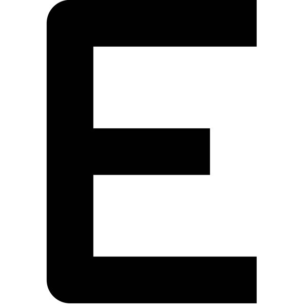 字母E PNG免抠图透明素材 素材中国编号:64382