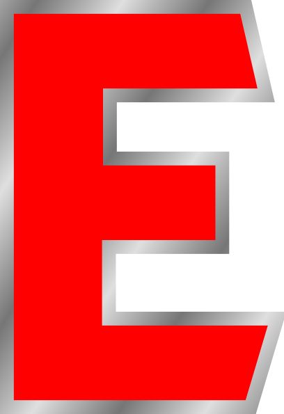 字母E PNG免抠图透明素材 16设计网编号:64425