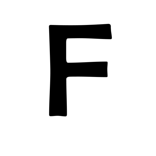 字母 F PNG免抠图透明素材 素材中国编号:64436