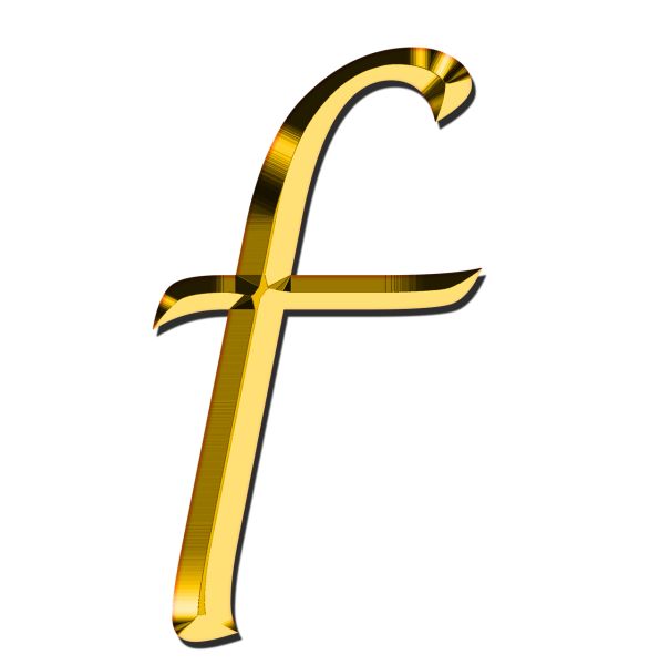 字母 F PNG免抠图透明素材 16设计网编号:64450