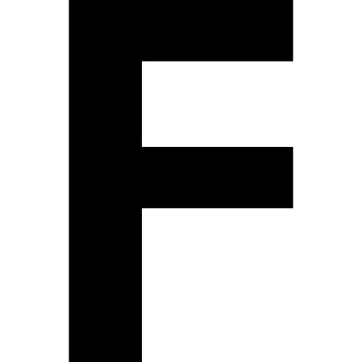 字母 F PNG免抠图透明素材 16设计网编号:64451