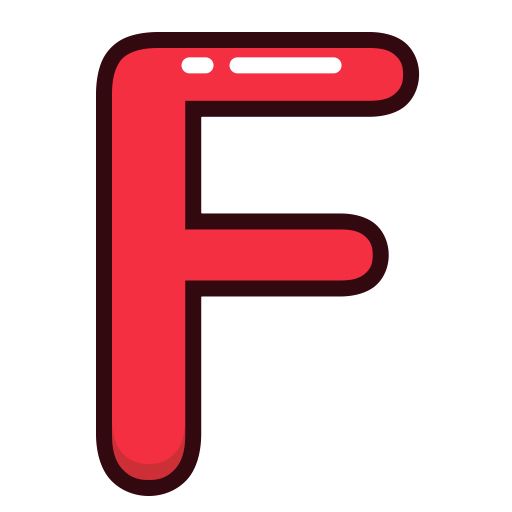 字母 F PNG免抠图透明素材 素材中国编号:64452