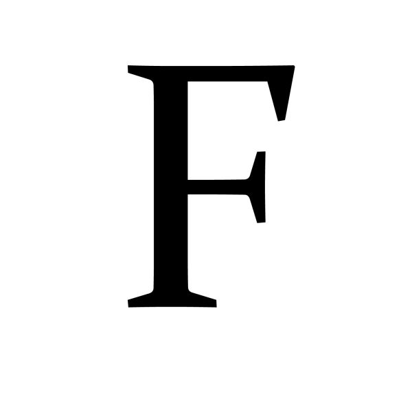 字母 F PNG免抠图透明素材 16设计网编号:64429
