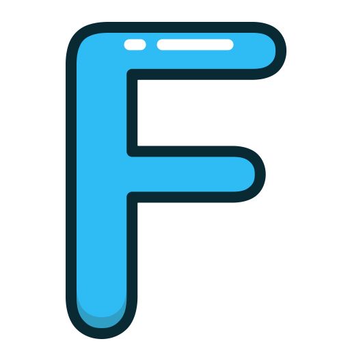 字母 F PNG免抠图透明素材 16设计网编号:64460