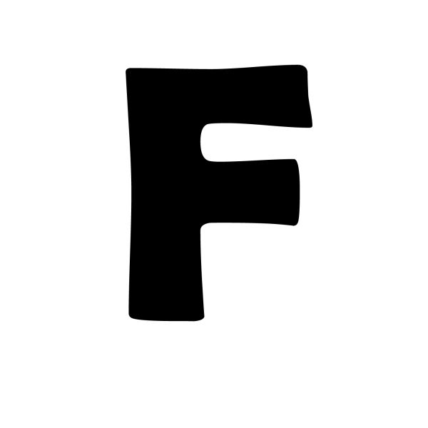 字母 F PNG免抠图透明素材 16设计网编号:64430