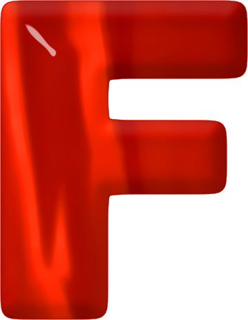 字母 F PNG免抠图透明素材 16设计网编号:64477