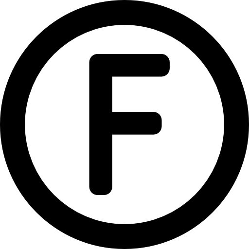 字母 F PNG免抠图透明素材 16设计网编号:64490
