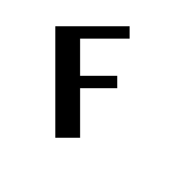 字母 F PNG免抠图透明素材 素材中国编号:64435