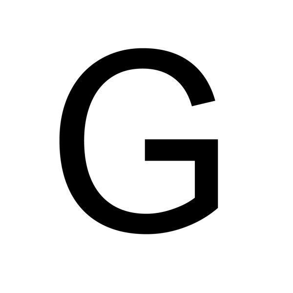 字母G PNG免抠图透明素材 16设计网编号:65155