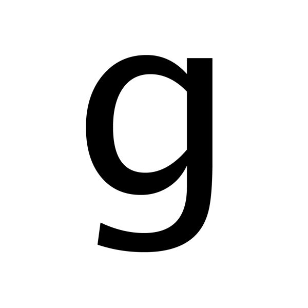 字母G PNG免抠图透明素材 16设计网编号:65162