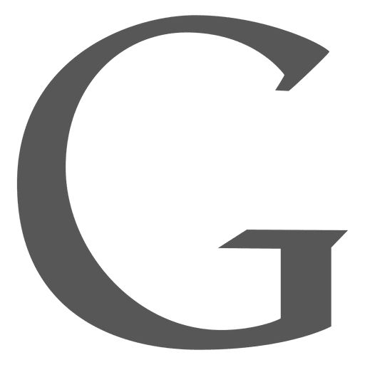 字母G PNG免抠图透明素材 普贤居素材编号:65173