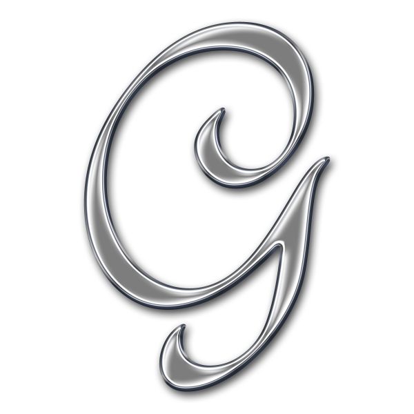 字母G PNG透明背景免抠图元素 16图库网编号:65174