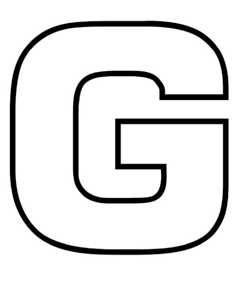 字母G PNG免抠图透明素材 普贤居素材编号:65149