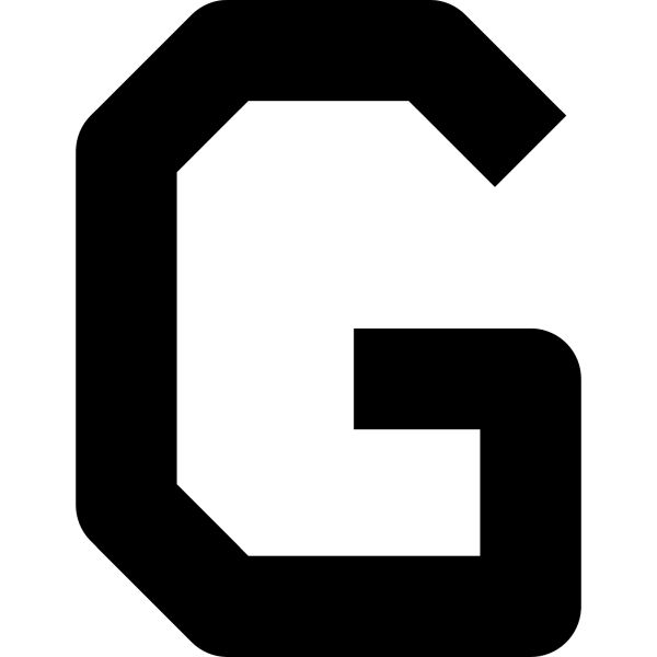 字母G PNG免抠图透明素材 普贤居素材编号:65205