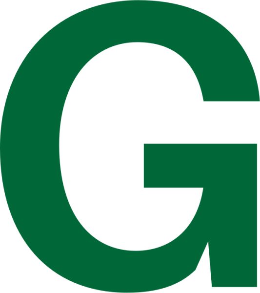 字母G PNG透明背景免抠图元素 16图库网编号:65208