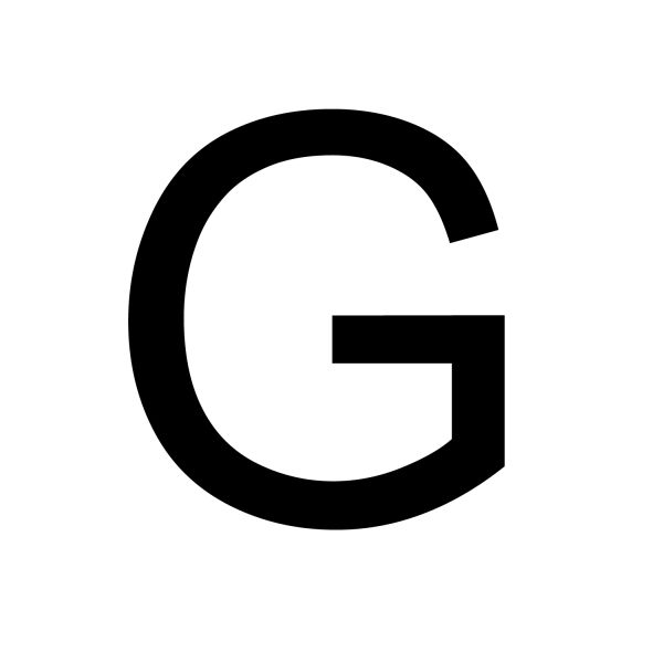 字母G PNG免抠图透明素材 16设计网编号:65153