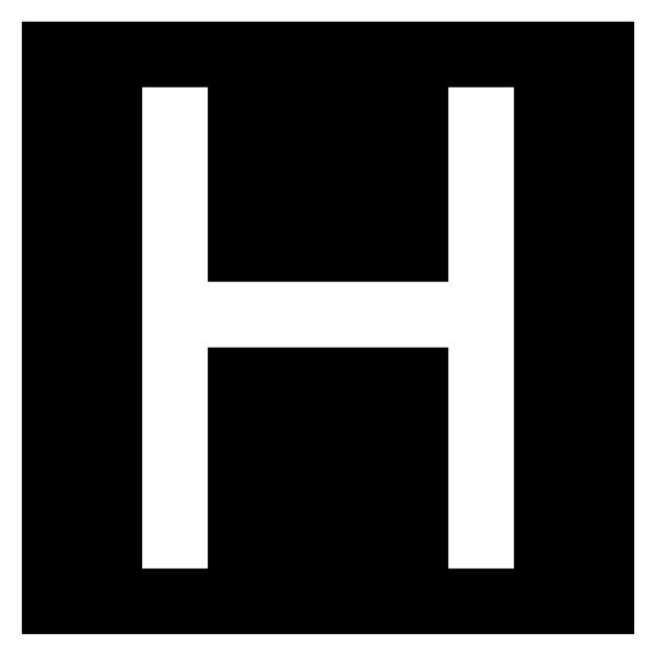 字母 H PNG透明背景免抠图元素 16图库网编号:65717
