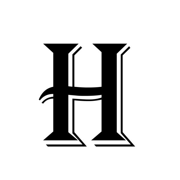 字母 H PNG免抠图透明素材 素材天下编号:65629