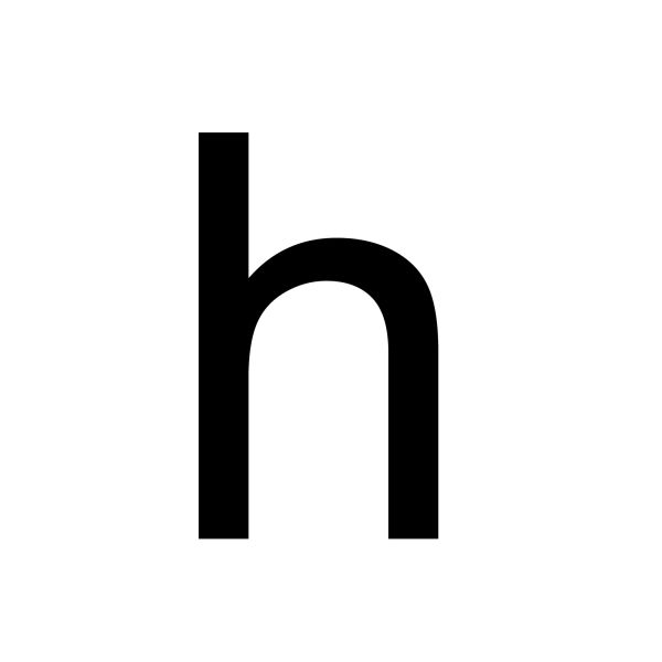 字母 H PNG免抠图透明素材 16设计网编号:65631
