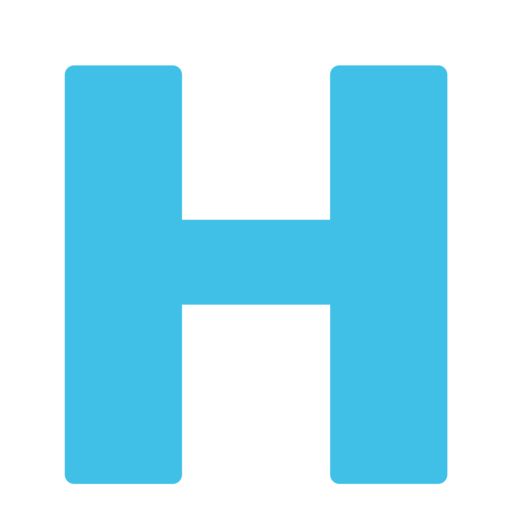 字母 H PNG透明背景免抠图元素 16图库网编号:65632