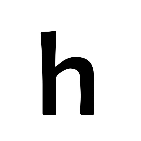 字母 H PNG免抠图透明素材 普贤居素材编号:65633