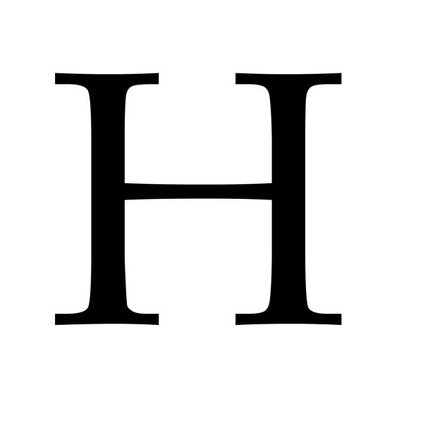 字母 H PNG免抠图透明素材 素材中国编号:65641