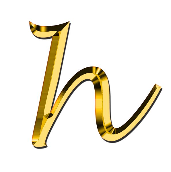 字母 H PNG免抠图透明素材 16设计网编号:65643