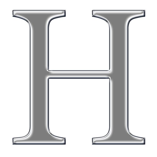 字母 H PNG免抠图透明素材 16设计网编号:65654