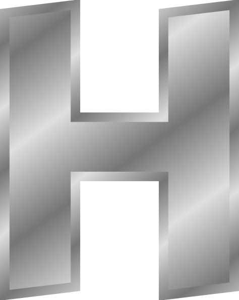 字母 H PNG免抠图透明素材 16设计网编号:65659