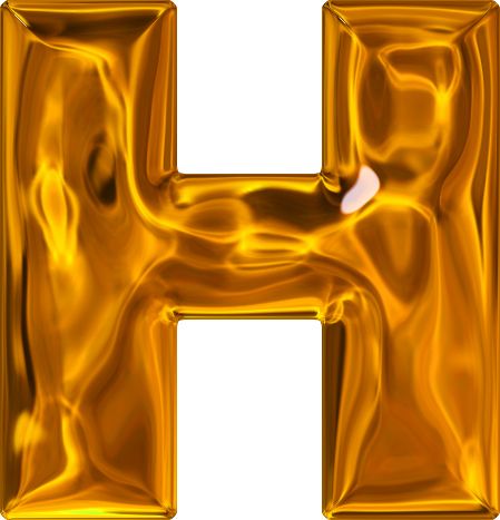 字母 H PNG免抠图透明素材 16设计网编号:65677