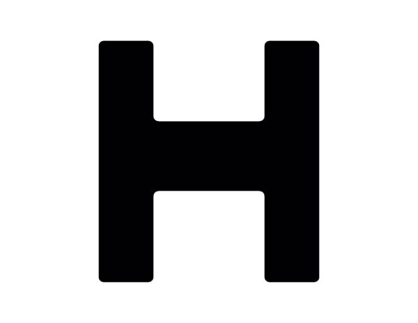 字母 H PNG免抠图透明素材 普贤居素材编号:65624