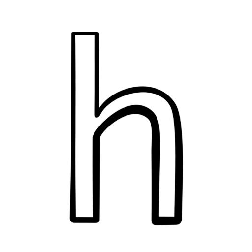 字母 H PNG透明背景免抠图元素 16图库网编号:65697