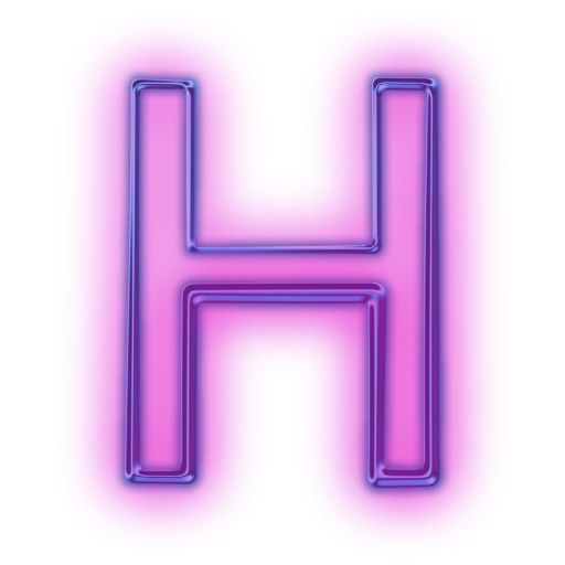 字母 H PNG免抠图透明素材 16设计网编号:65700