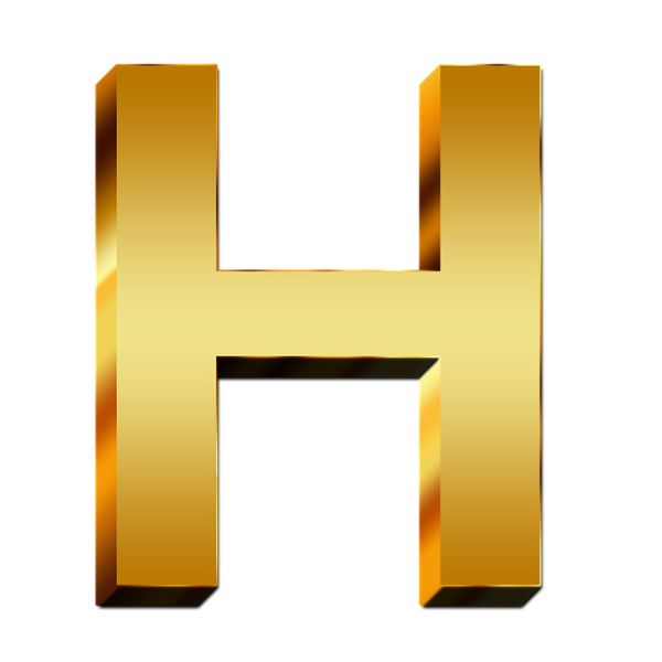字母 H PNG免抠图透明素材 16设计网编号:65709