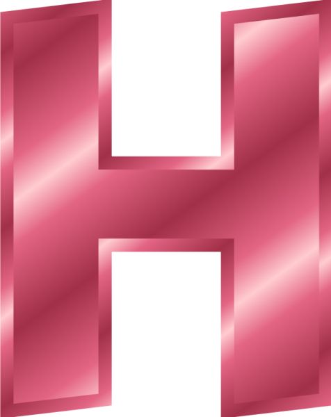 字母 H PNG透明背景免抠图元素 16图库网编号:65710