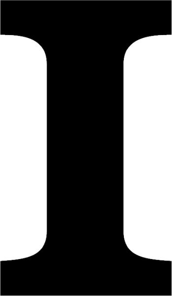 字母 I PNG免抠图透明素材 16设计网编号:74757
