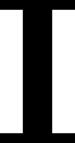 字母 I PNG免抠图透明素材 16设计网编号:74794
