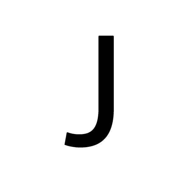 字母J PNG透明背景免抠图元素 16图库网编号:75047