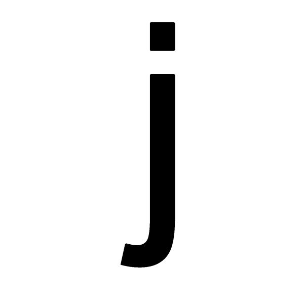 字母J PNG透明背景免抠图元素 16图库网编号:75049