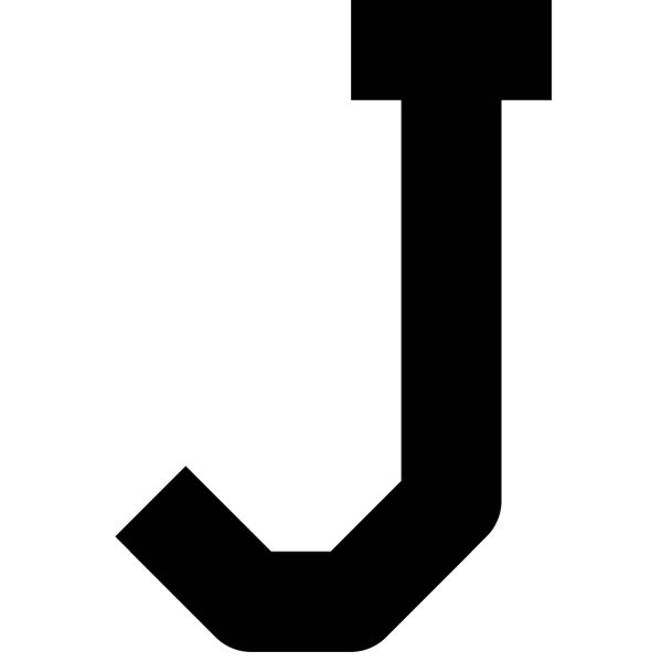 字母J PNG免抠图透明素材 16设计网编号:75086