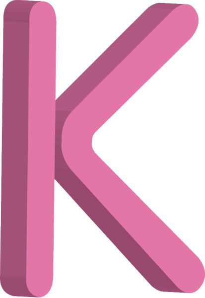 字母K PNG免抠图透明素材 素材天下编号:75194