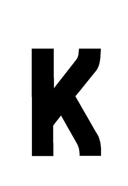 字母K PNG透明背景免抠图元素 16图库网编号:75198