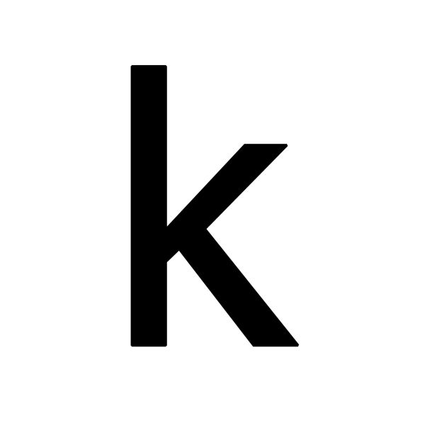 字母K PNG免抠图透明素材 16设计网编号:75204