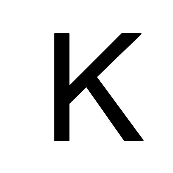 字母K PNG免抠图透明素材 16设计网编号:75207