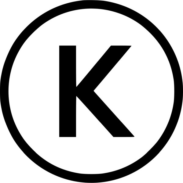 字母K PNG免抠图透明素材 16设计网编号:75236