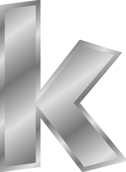 字母K PNG免抠图透明素材 16设计网编号:75272